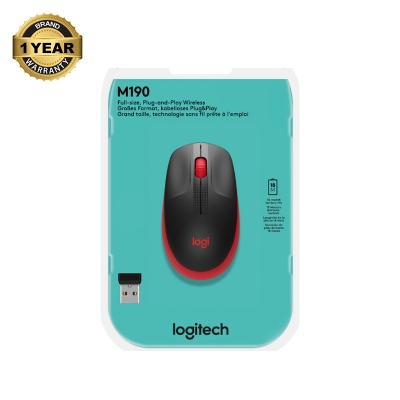 Picture of Logitech M190 Wireless Red Mouse