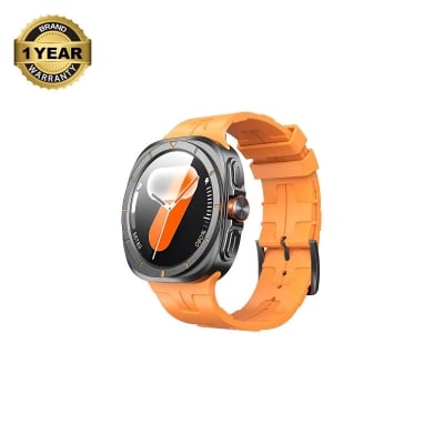 Picture of BWOO BO-WA09 Gan Black Bluetooth Calling Smart Watch with Dual Straps