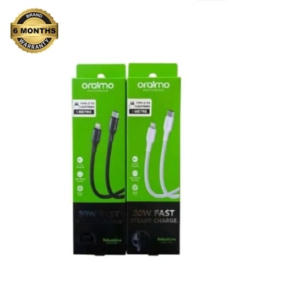 Picture of Oraimo RobustLine 3A 1m Type-C to Lightning Charging Cable (OCD-114CL)