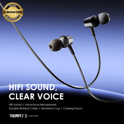 Picture of oraimo Trumpet 3 HIFI Audio In-Ear Headphones