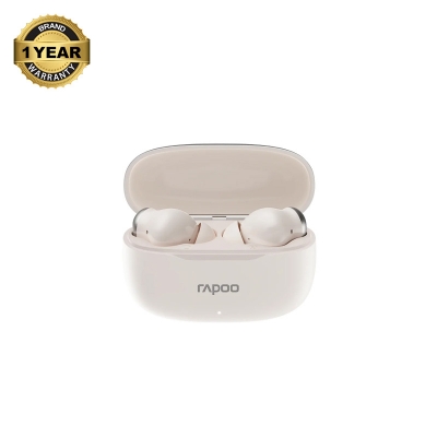 Picture of Rapoo T100 TWS Bluetooth White Earbuds