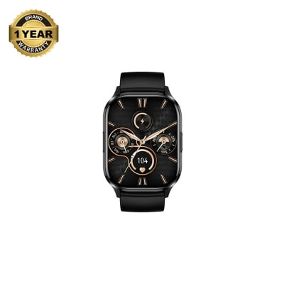 Picture of Blisbond Alpha Black AMOLED Bluetooth Calling Smart Watch