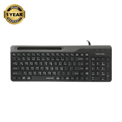 Picture of A4TECH FK25 Fstyler Wired Black Multimedia Keyboard with Bangla