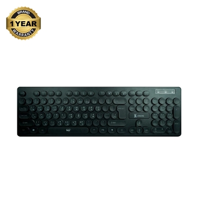 Picture of Xtreme XJOGOS KB73R Backlit Wired Black Keyboard with Bangla