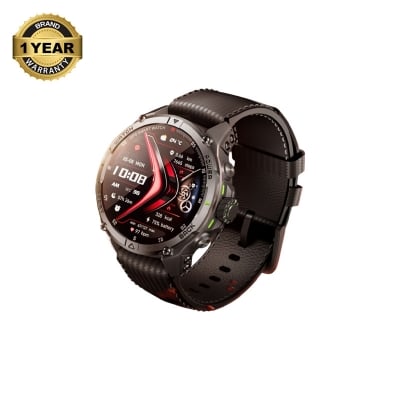 Picture of Oraimo Watch GT OSW-852H Dark Chrome (Black) Bluetooth Calling Smart Watch