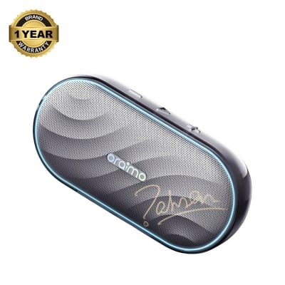 Picture of oraimo SpaceBox 8W FM Wireless Speaker Oraimo Wireless Speaker ( OBS-382 ) Oraimo SpaceBox RGB Space Grey Portable Bluetooth Speaker #OBS-382