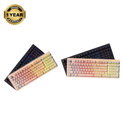 Picture of Pc Power Silent-98 RGB Wired Sunset Gaming Keyboard with Bangla