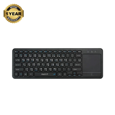 Picture of Havit KB234WB Dual Mode Wireless Black Keyboard with Bangla