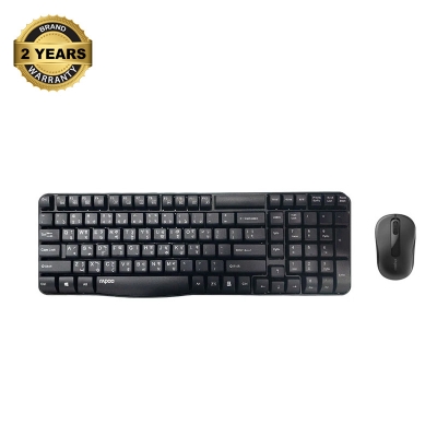 Picture of Rapoo X1800S Black Wireless Keyboard & Mouse Combo with Bangla