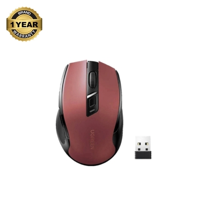 Picture of UGREEN MU006 (25752) Wireless (Dual Mode) Red Ergonomic Silent Mouse