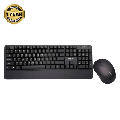 Picture of MOFII SMK-617376AG Black Wireless Keyboard & Mouse Combo With Bangla