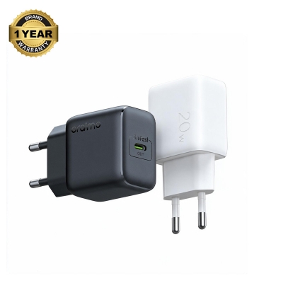 Picture of Oraimo PowerCube 202 EU 20W Fast Charger With Type-C to Lightening Cable (OCW-5202-ECL