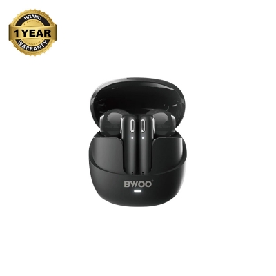 Picture of BWOO BO-BW98-BK ENC Black TWS Bluetooth Earbuds