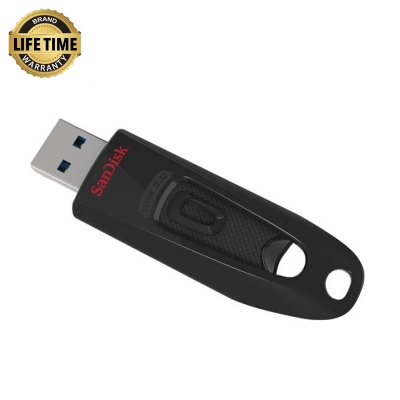 Picture of Sandisk Ultra 64GB USB 3.0 Black Pen Drive