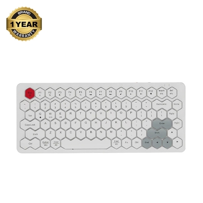 Picture of GEEZER Phoenix White Bluetooth (Dual-Mode) Keyboard