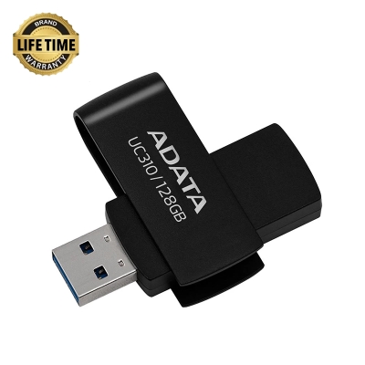 Picture of ADATA UC310 128GB USB 3.2 Black Pen Drive #UC310-128G-RBK