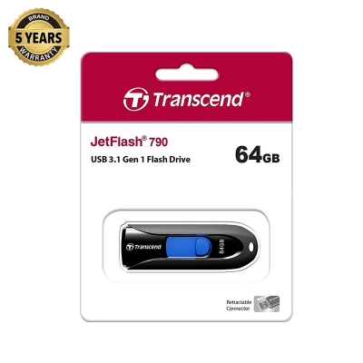 Picture of Transcend V-790K 64GB USB 3.1 Gen 1 Pen Drive