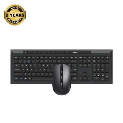 Picture of Rapoo 8210M BLACK Wireless Keyboard & Mouse Combo