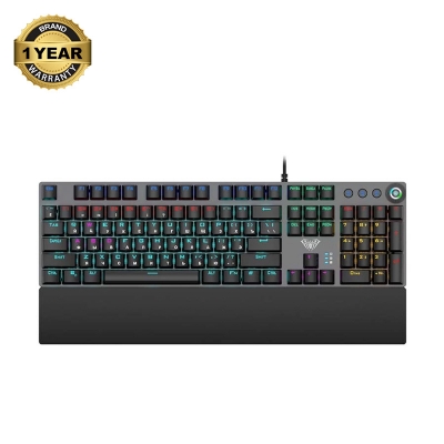 Picture of AULA F2058 (Blue Switch) Wired Black Mechanical Gaming Keyboard