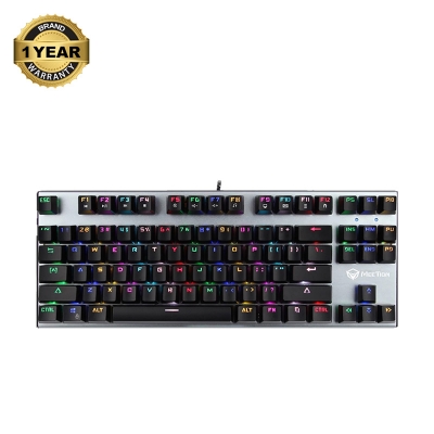 Picture of Meetion MT-MK04 USB Black TKL RGB Backlit Multimedia Blue Switch Mechanical Gaming Keyboard