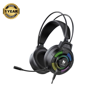 Picture of T-WOLF H140 Wired Black Gaming Headphone