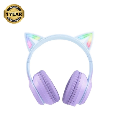 Picture of ONIKUMA B90 RGB Bluetooth Purple Gaming Headphone