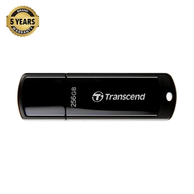 Picture of Transcend JetFlash 700/730 256GB USB 3.1 Gen 1 Black Pen Drive #TS256GJF700