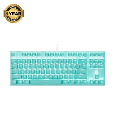 Picture of Fantech MAXFIT87 MK856 Mint Edition RGB Mechanical Mint Wired Detachable Gaming Keyboard