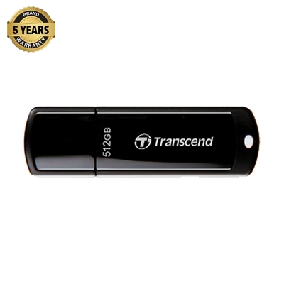 Picture of Transcend JetFlash 700/730 512GB USB 3.1 Gen 1 Black Pen Drive #TS512GJF700