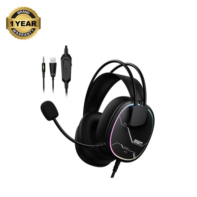 Picture of Onikuma X91 RGB Wired Black Over-Ear Gaming Headphone