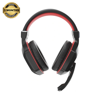 Picture of WiWU Thunder Black & Red Wired Over-Ear Gaming Headphone