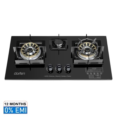 Picture of DORFEN Marble Panel Gas Stove with 3-Burner