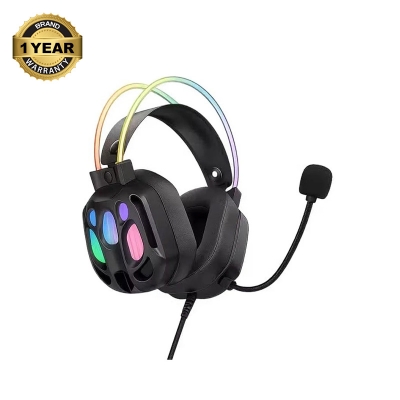 Picture of Onikuma X89 RGB Wired Black Immersive 3D Sound Gaming Headphone