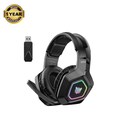 Picture of ONIKUMA B100 RGB Tri-Mode Bluetooth Black Gaming Headphone