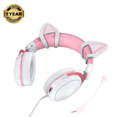 Picture of ONIKUMA X10 Wired Pink Stereo Gaming Headphone