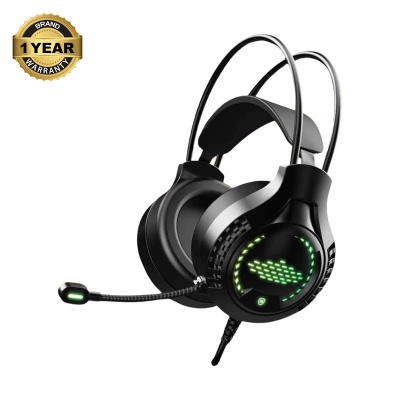 Picture of Micropack GH-02 CUPID Rainbow LED Black Gaming Headphone
