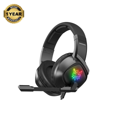 Picture of ONIKUMA K19 RGB Wired Black Over Ear Professional Gaming Headphone