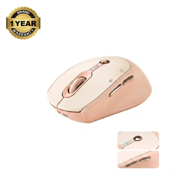 Picture of T-WOLF M7 Wireless (Dual Mode) Silent Yellow Smart AI Mouse