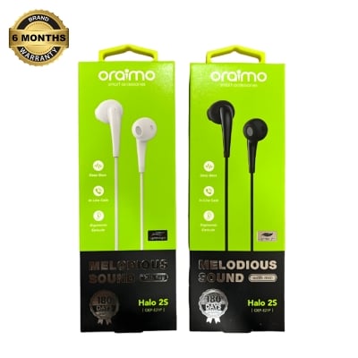 Picture of oraimo Halo 2S Half In-Ear Wired Headphones