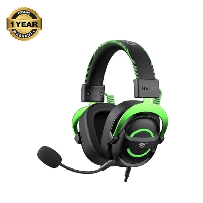 Picture of Havit Gamenote H2002E Wired Black & Green Gaming Headphone