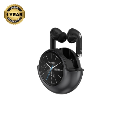 Picture of WEOFLY Lifefits Black TWS Bluetooth Earbuds with Smart Touchscreen #WFLF423B
