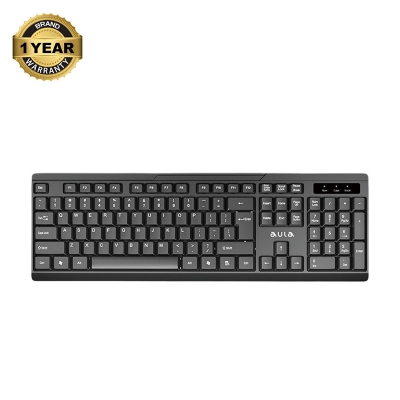 Picture of AULA AK205 Wired Black Keyboard with Bangla