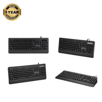 Picture of Havit KB253 Wired Black Exquisite Keyboard with Bangla