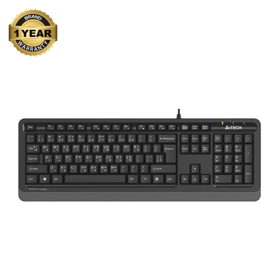 Picture of A4TECH FK10 Fstyler Wired Grey Multimedia Keyboard with Bangla