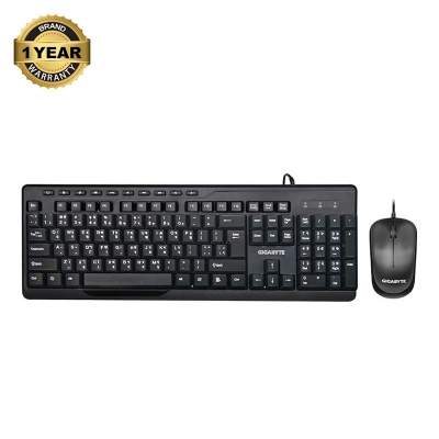 Picture of Gigabyte KM6300 Wired USB Keyboard & Mouse Combo with Bangla