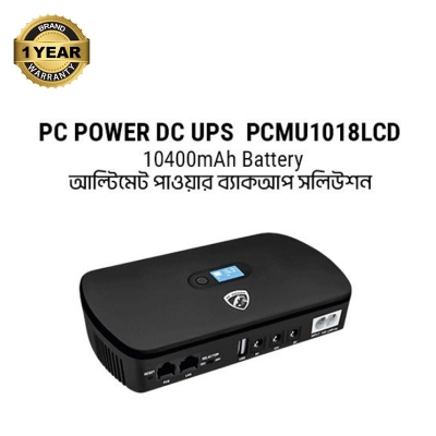 Picture of Pc Power 10400mAh Mini DC UPS #PCMU1018LCD