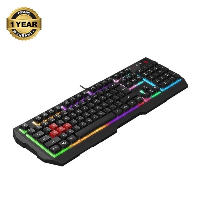 Picture of A4TECH Bloody B135N Neon Backlit Wired Black Gaming Keyboard