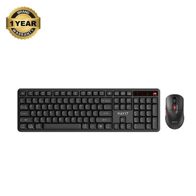 Picture of Havit KB261WB Bluetooth (Dual Mode) Black-Red Keyboard & Mouse Combo