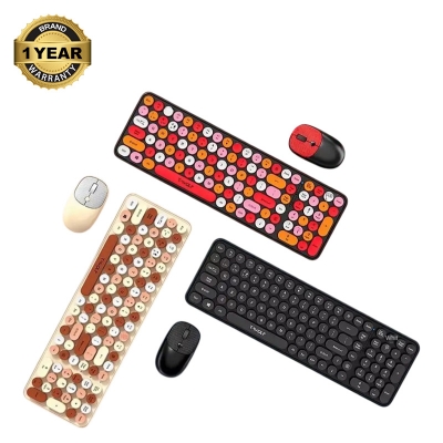 Picture of T-WOLF TF350 Red Wireless Keyboard & Mouse Combo