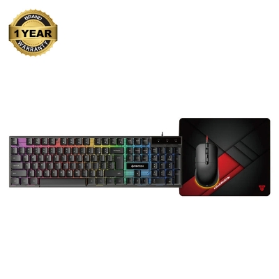 Picture of Fantech P31 USB Wired Black Gaming Keyboard, Mouse & Mouse Pad Combo (Hero Bundle)